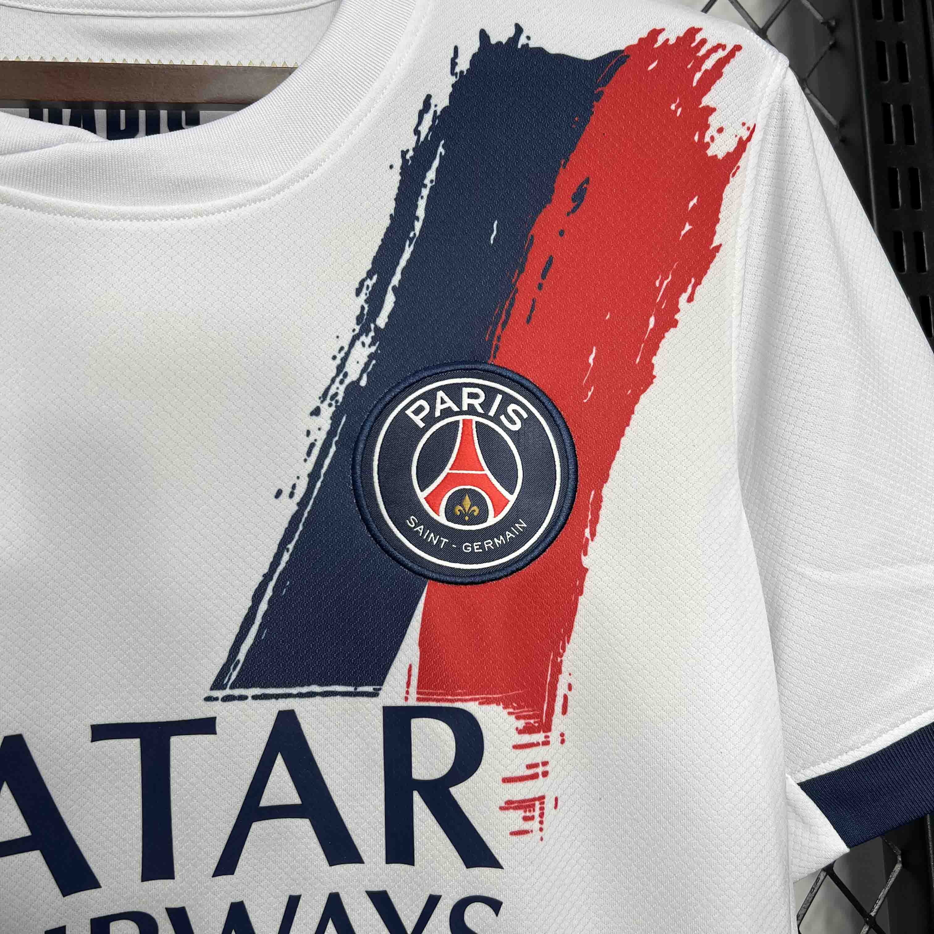 ManixJersey.com | Paris Saint-Germain PSG 24-25 Away Jersey - Fans Version -Customize Name, Number and Patch | Worldwide Shipping