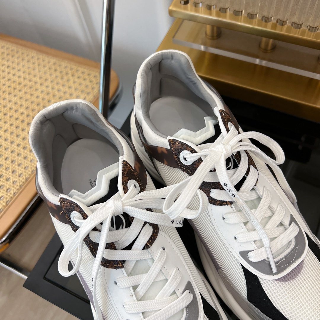 LV RUN 55 SNEAKER WHITE GRAY、mysite、Cacoeks