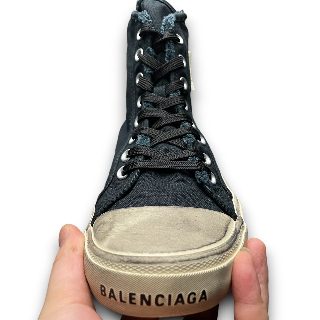 Balenciaga Paris High Top Sneaker in Navy、mysite、Cacoeks