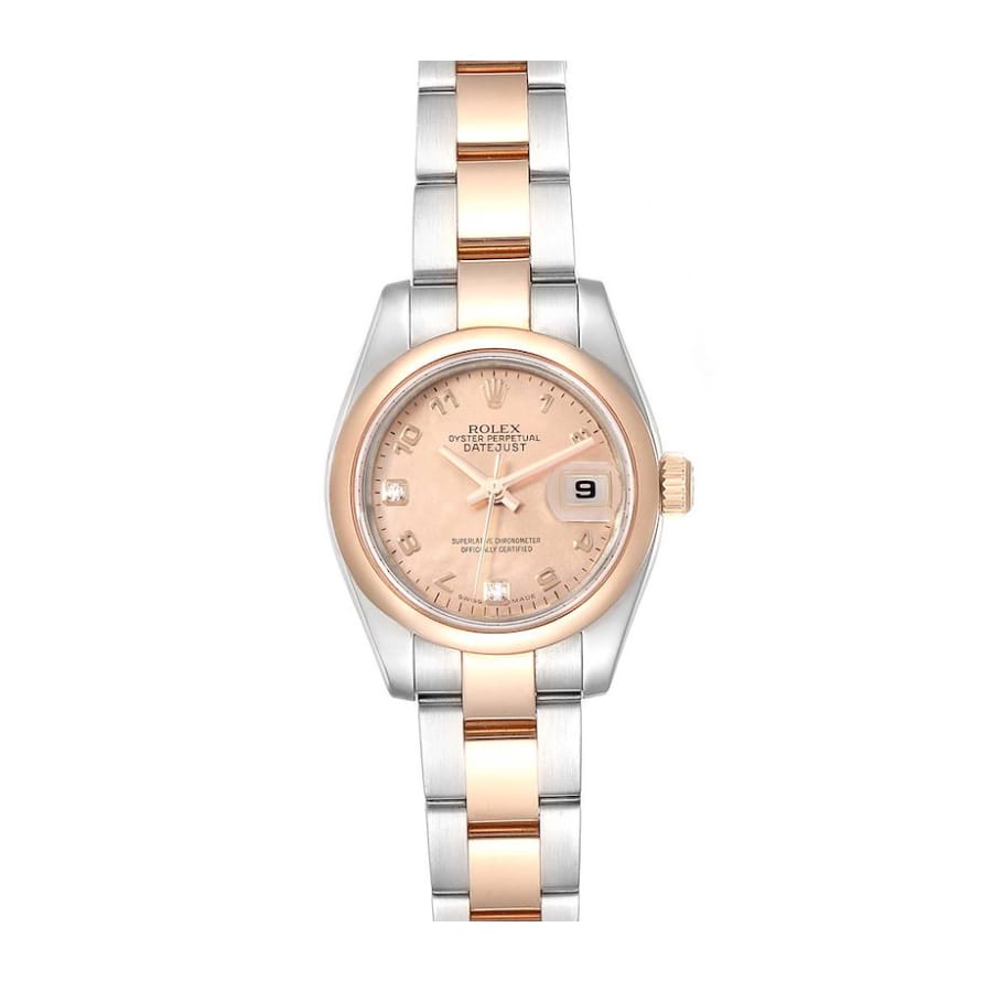 Rolex Rose Diamond Ladies Replica-fasswatch