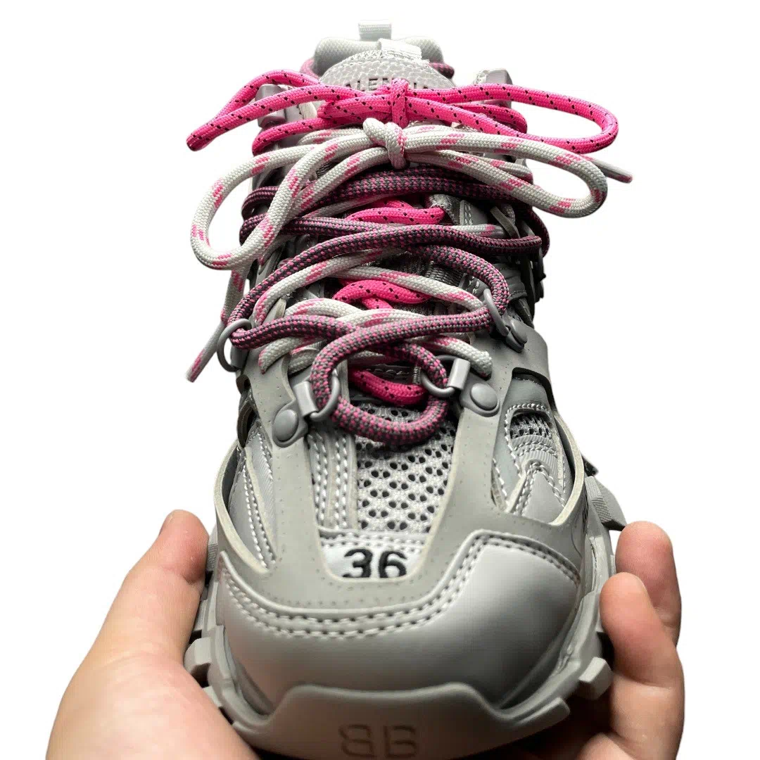 Balenciaga Track Trail Laces Sneaker in Grey Pink、mysite、Cacoeks