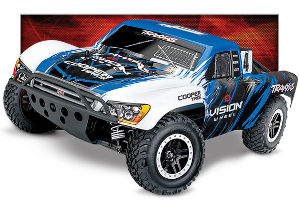 Slash 4X4 VXL (#68086-4) (Vision Racing Edition) - Three-Quarter View