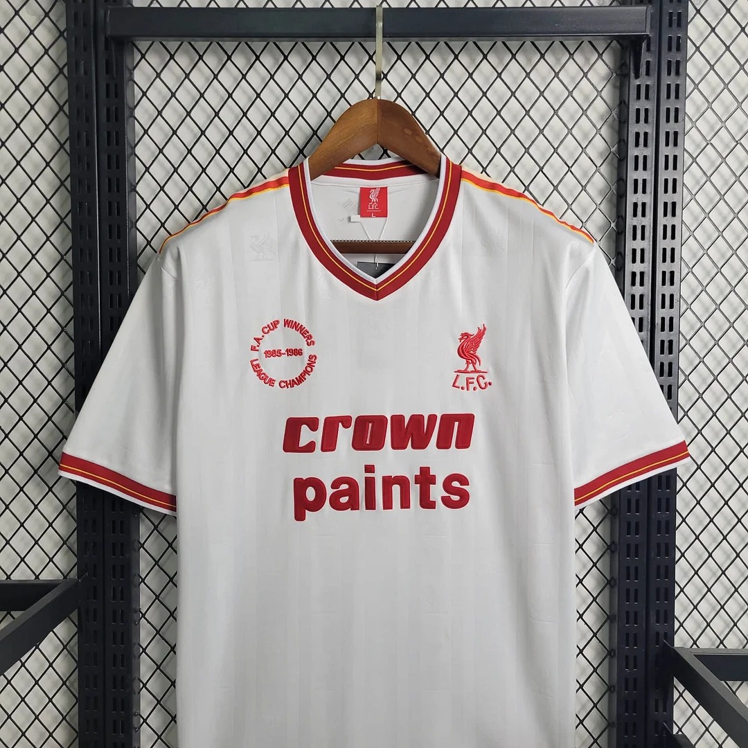 Higojerseys-Retro Liver.pool 1986-87 Away Stadium Jersey