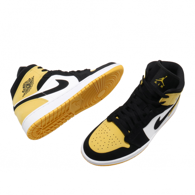 Air Jordan 1 Mid SE Black Tour Yellow