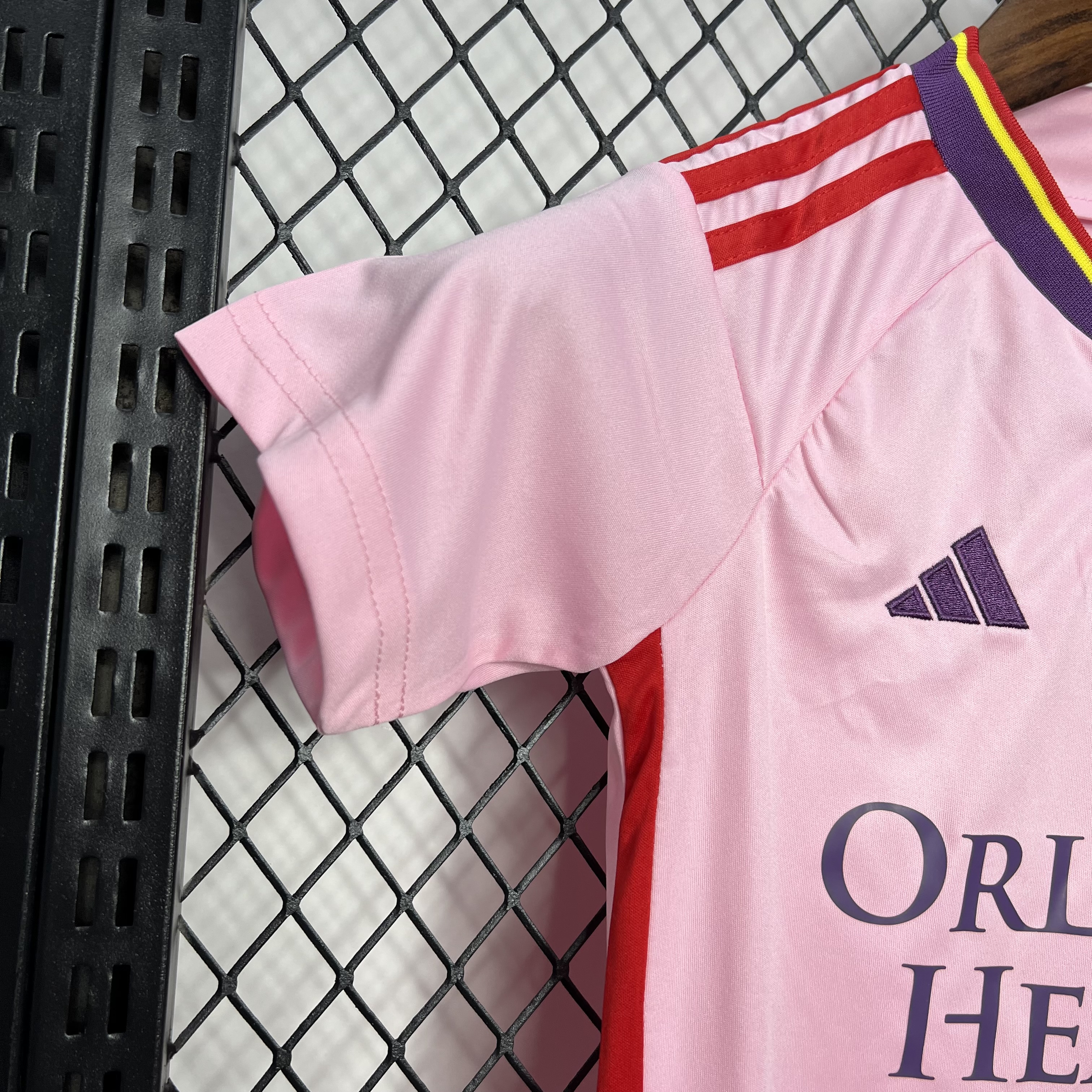 Higojerseys-Orlando City 24-25 Away Kids Kit