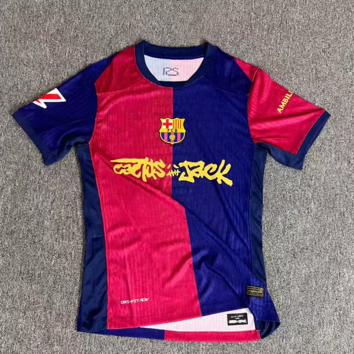 24/25 Barcelona Travis Scott 125th Anniversary Home Football Shirt-mysite Custom Football Kit- Nextkits
