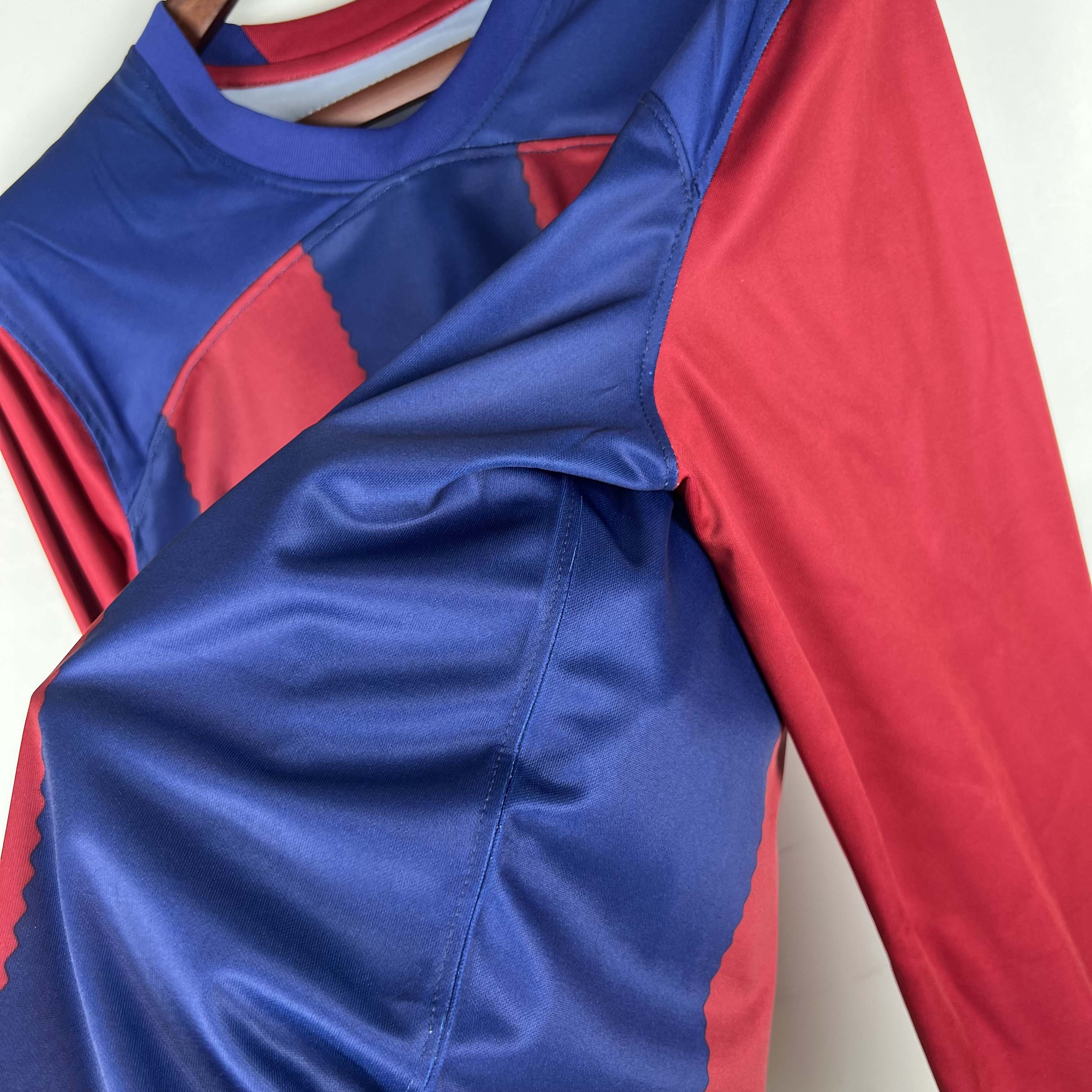 2023/2024 Long Sleeve Barcelona Home 1:1 Thai Quality:football jersey mysite: unitedjerseyfootball 邓江浪:football