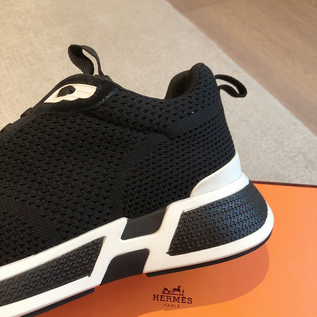HEROS SNEAKER IN BLACK BREATHABLE MESH FABRIC、mysite、Cacoeks