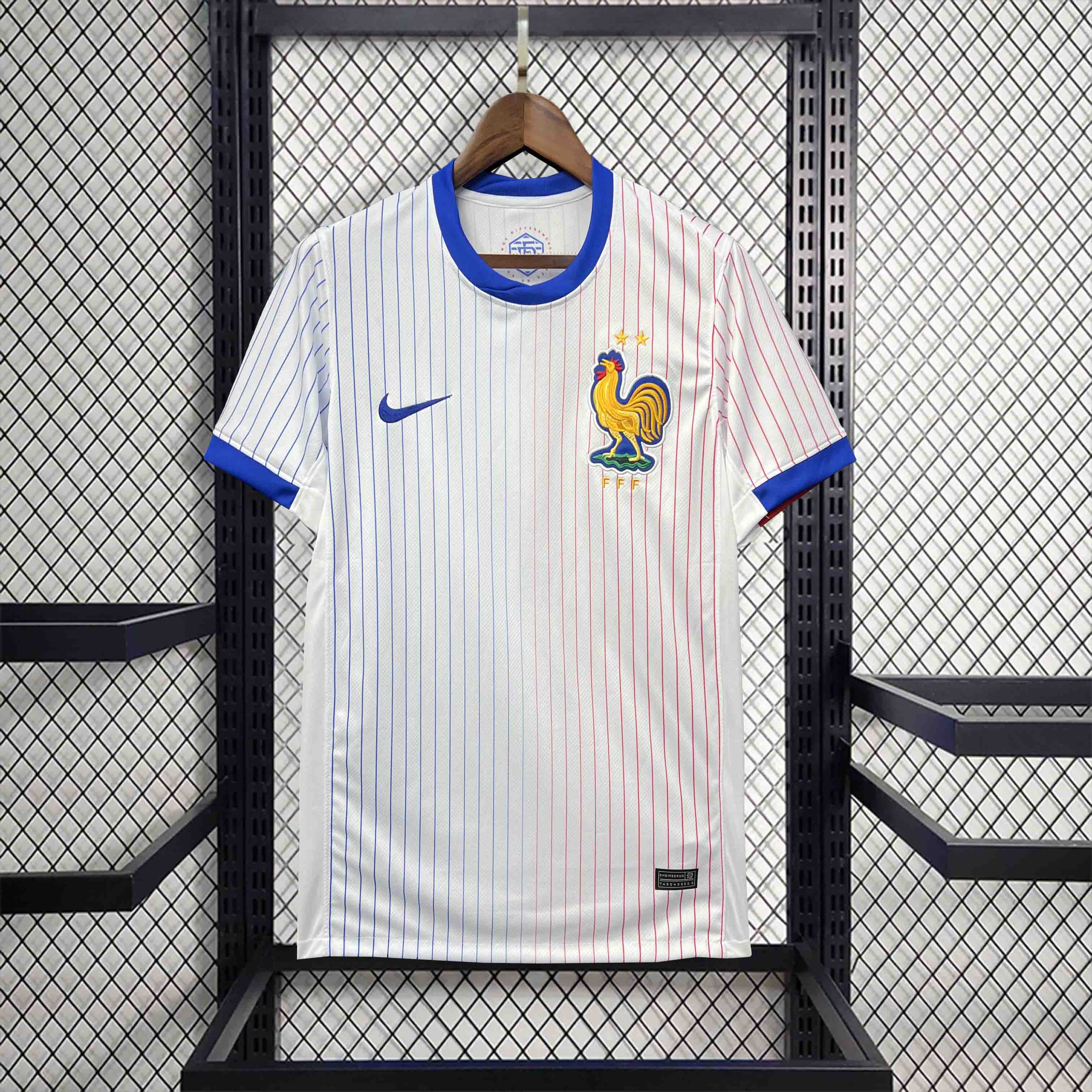 ManixJersey.com | France 2024 Away Stadium Jersey - Fans Version -Customize Name, Number and Patch | Worldwide Shipping