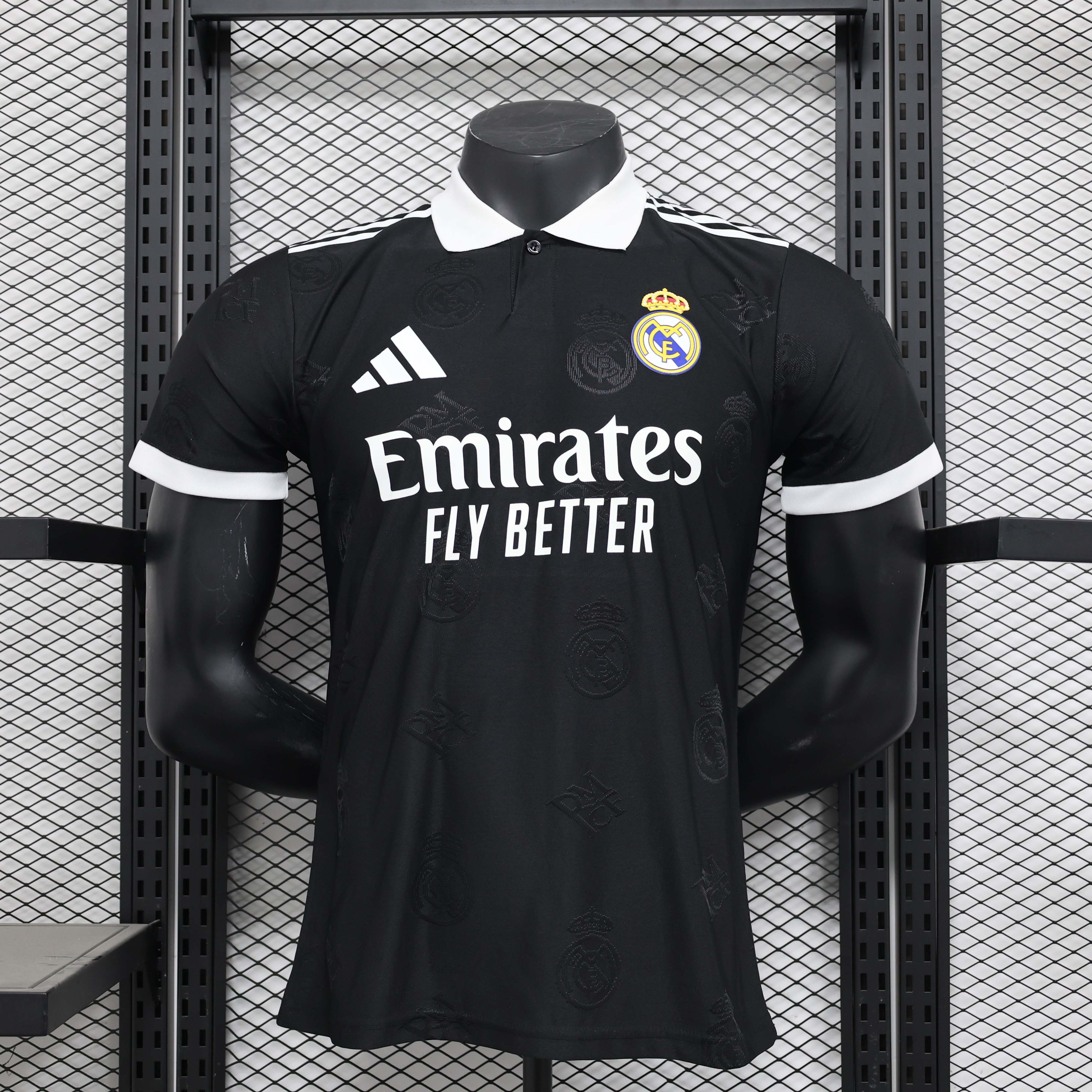 2024/2025 Player Version Real Madrid Special Edition Black Football Shirt 1:1 Thai Quality:football jersey mysite: unitedjerseyfootball 邓江浪:football