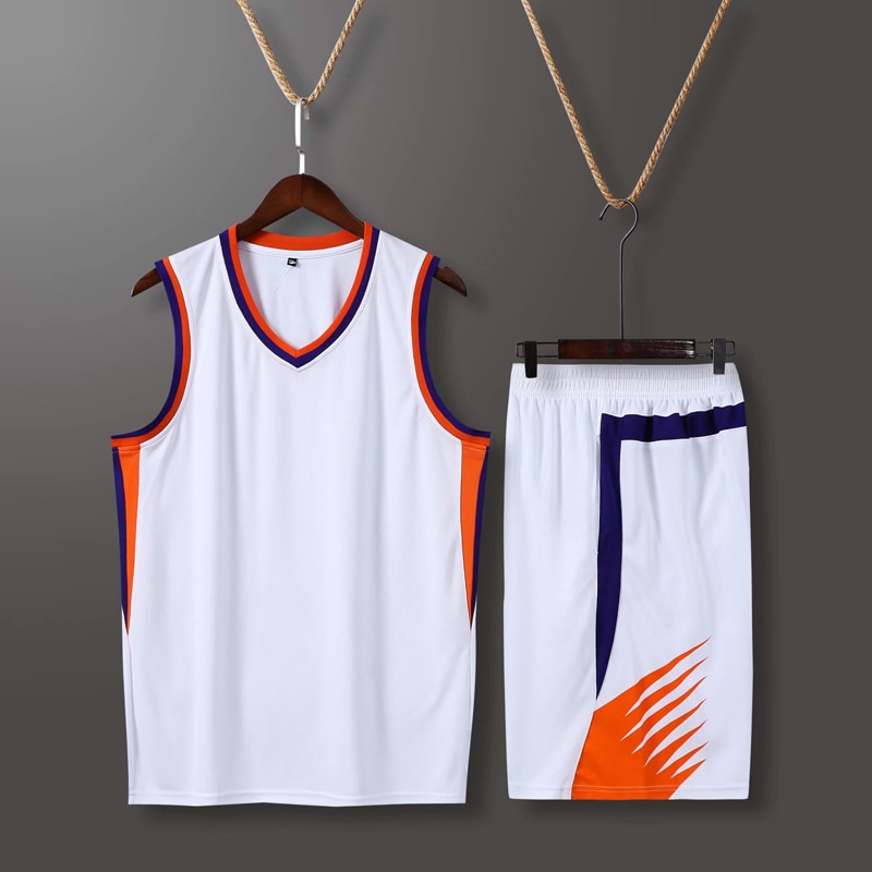 Custom Basketball Jersey Set for Men Kids Club College Team Professional Basketball Training Uniforms Suit Quick Dry Sportswear