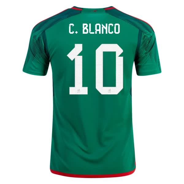 2022 Cuauhtemoc Blanco #10 Mexico Home Jersey-mysite Custom Football Kit- Nextkits