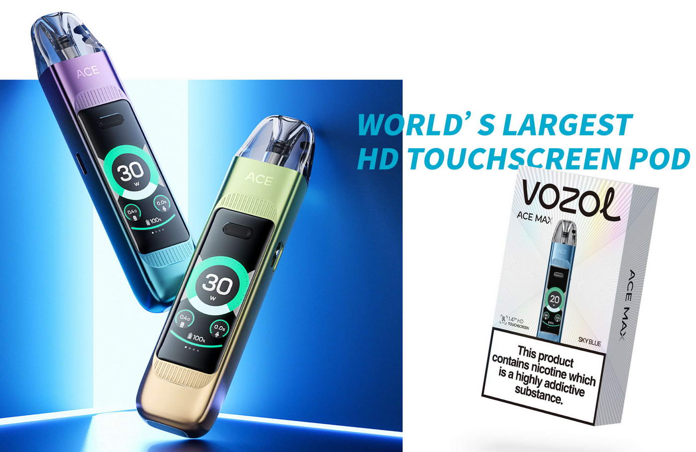 Vozol Ace Max Vape Kit | Official Shop