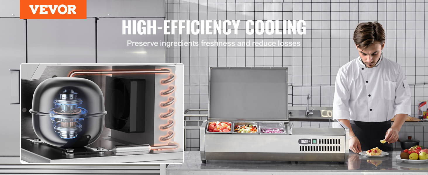 refrigerated condiment station