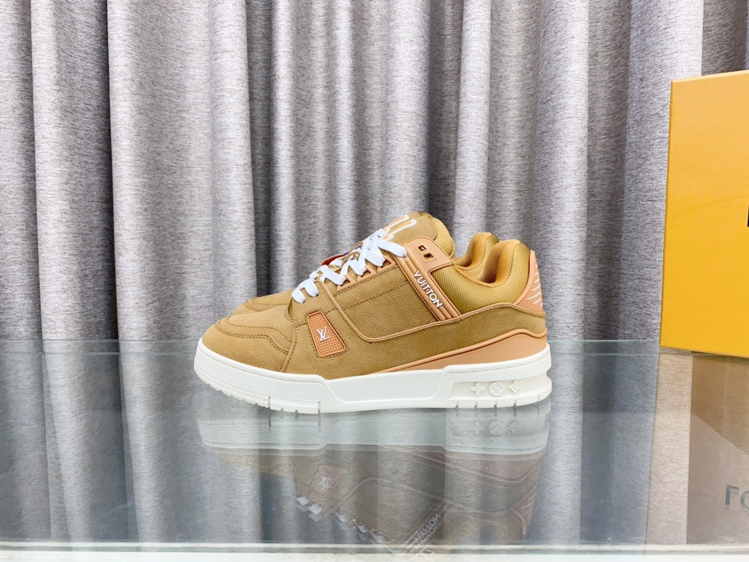LV MAXI TRAINER IN CIDER BROWN SUEDE、mysite、Cacoeks