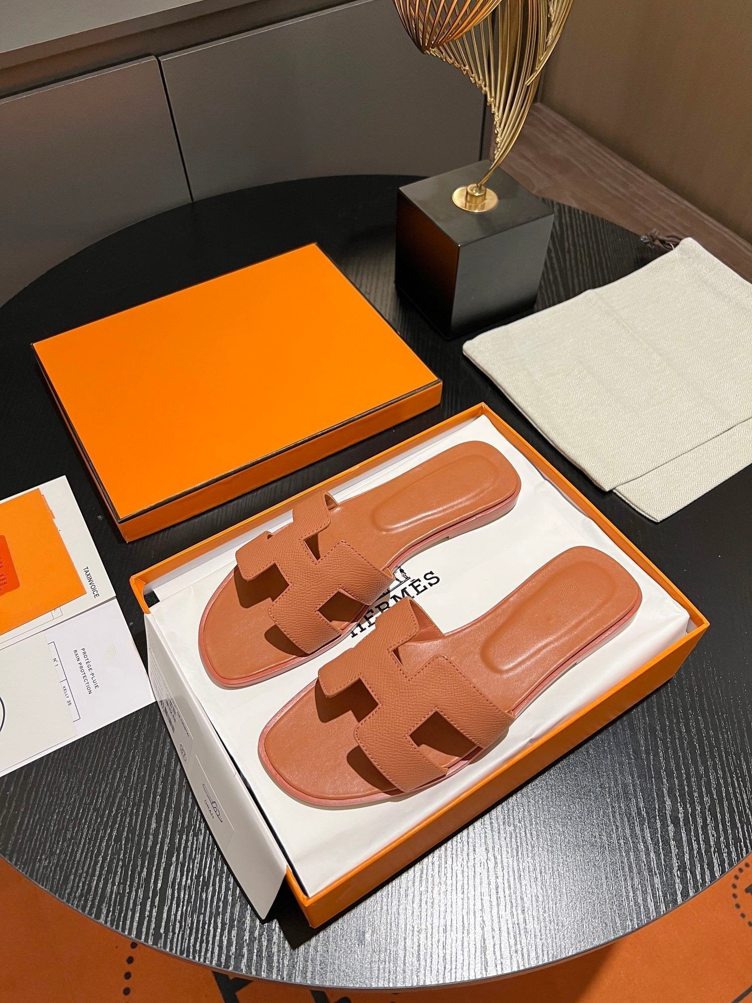 0RAN SANDAL Leather Carrot、mysite、Cacoeks