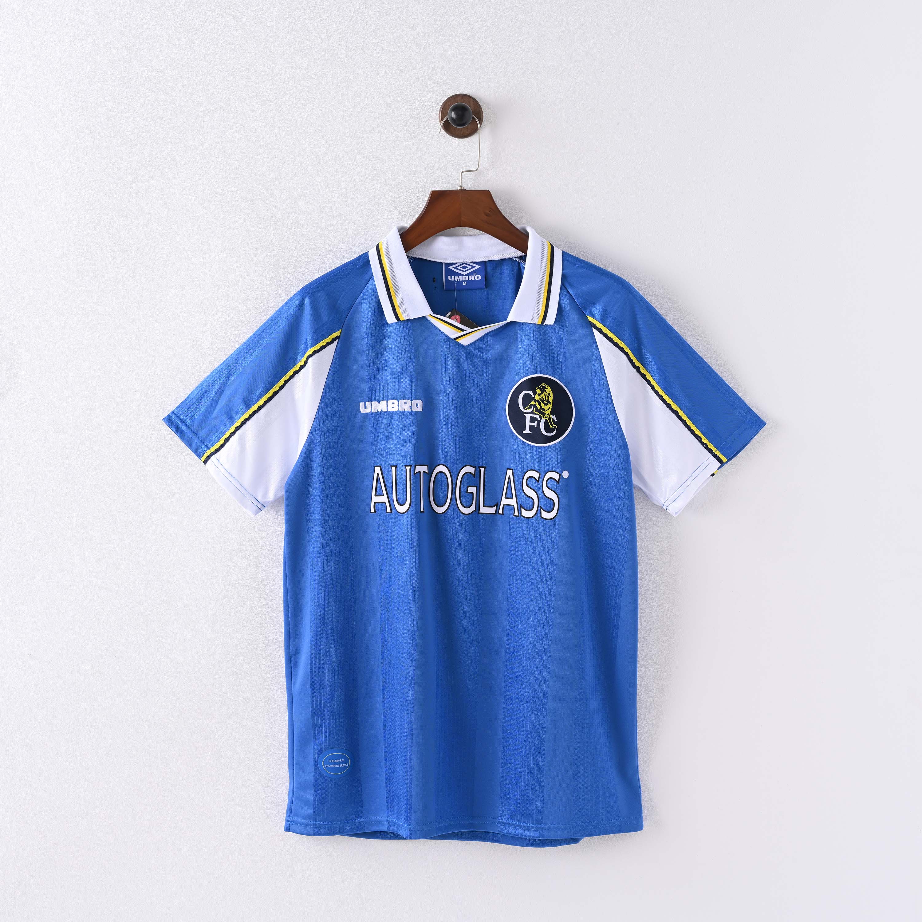 1997/1999 Retro Chelsea Home Football Shirt 1:1 Thai Quality:football jersey mysite: unitedjerseyfootball 邓江浪:football