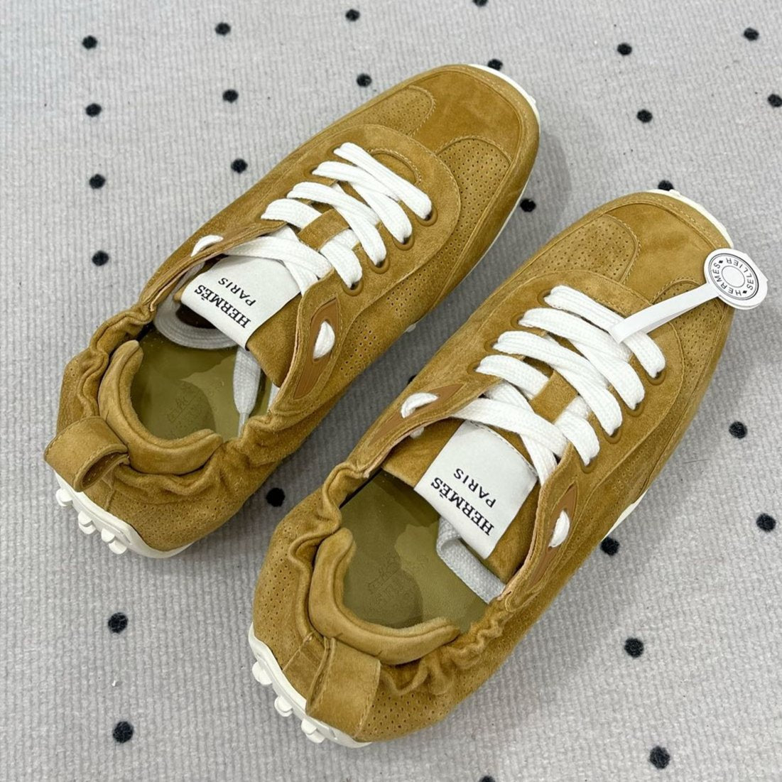 TRAIL SNEAKER IN DIJON YELLOW SUEDE、mysite、Cacoeks