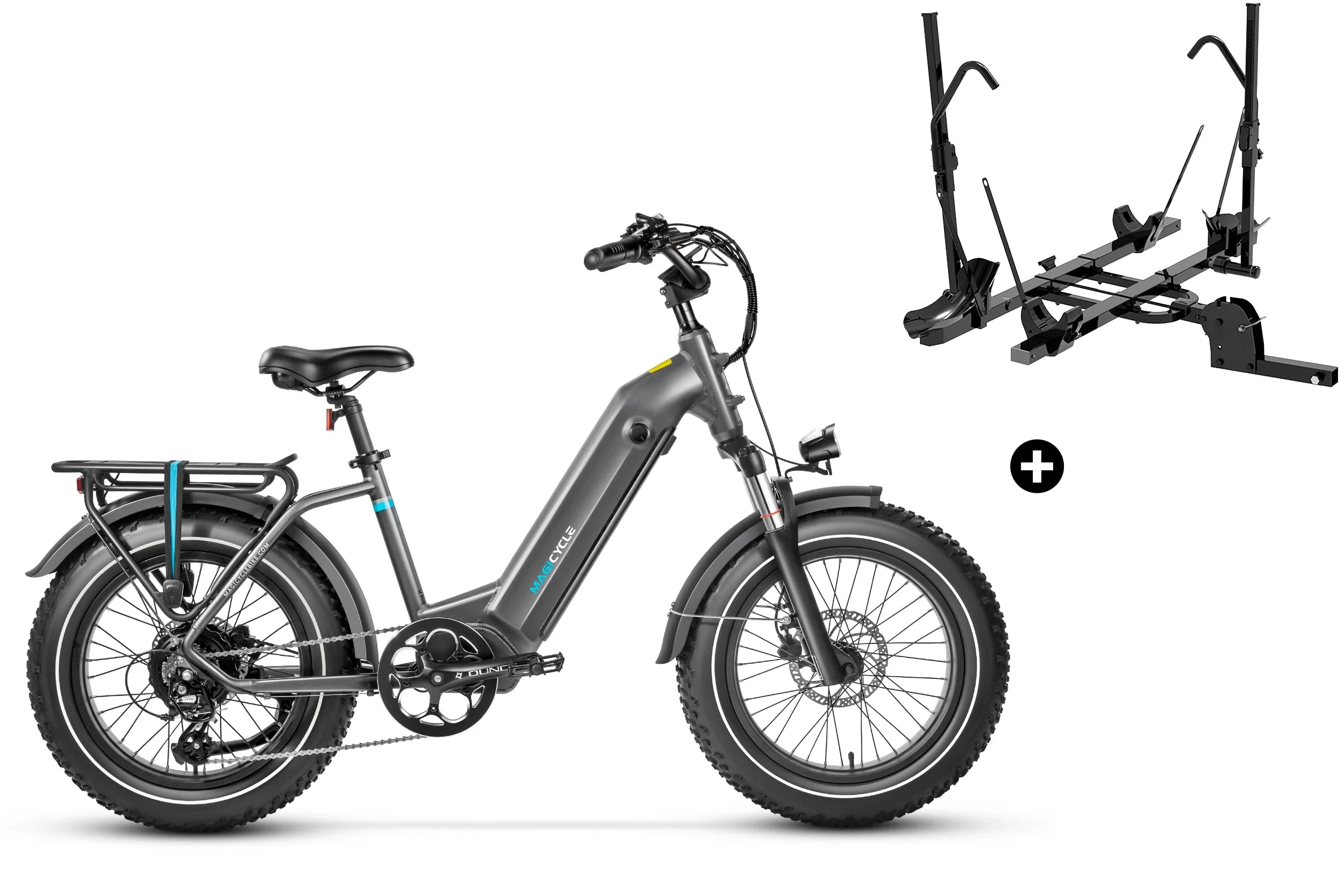 Magicycle Ocelot Pro Long Range Step-Thru Fat Tire Electric Bike、mySite、bearsvspackers