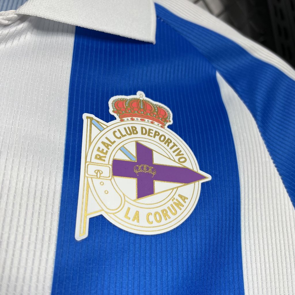 ManixJersey.com | Deportivo de La Coruña 24-25 Home Stadium Jersey - Fans Version -Customize Name, Number and Patch | Worldwide Shipping