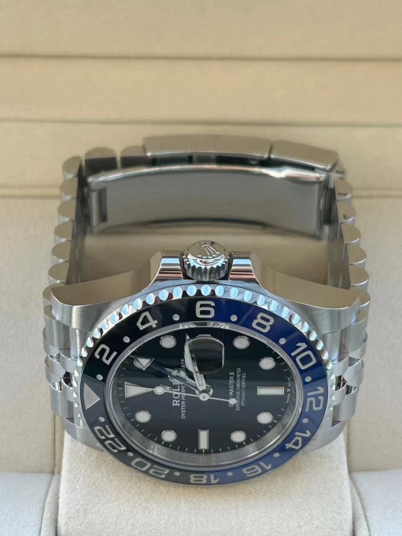 Rolex GMT Masterl Batman Super Clone Swiss Replica WatcRef 126710BLNR3285 SwissMovement