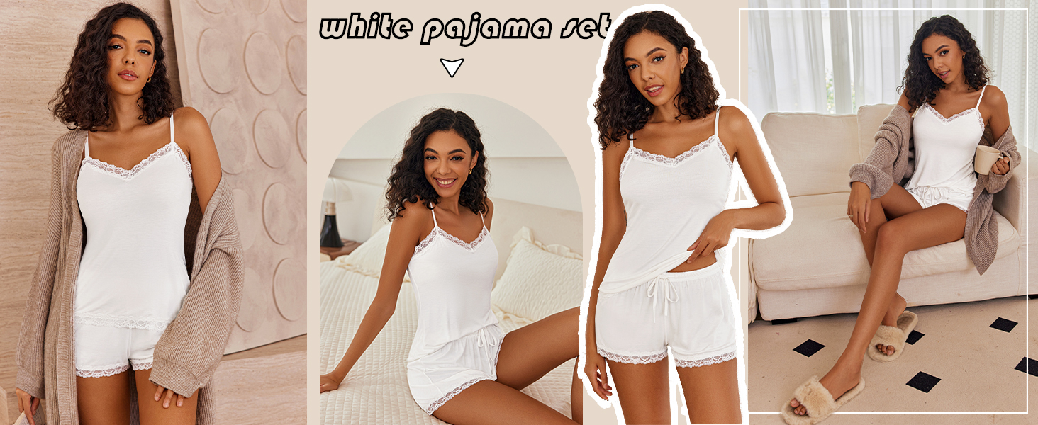 white pajamas