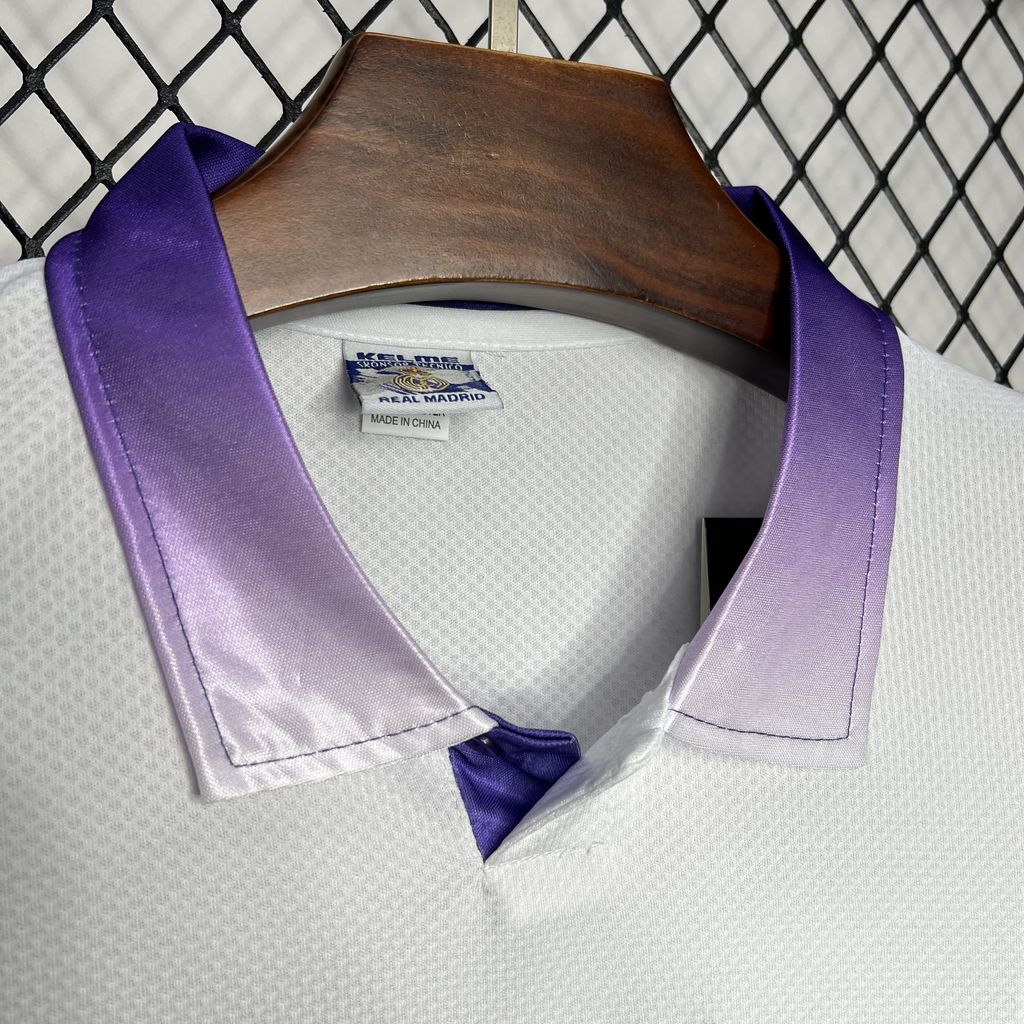 Higojerseys-Retro Real Madrid 1997-98 Home Stadium Jersey