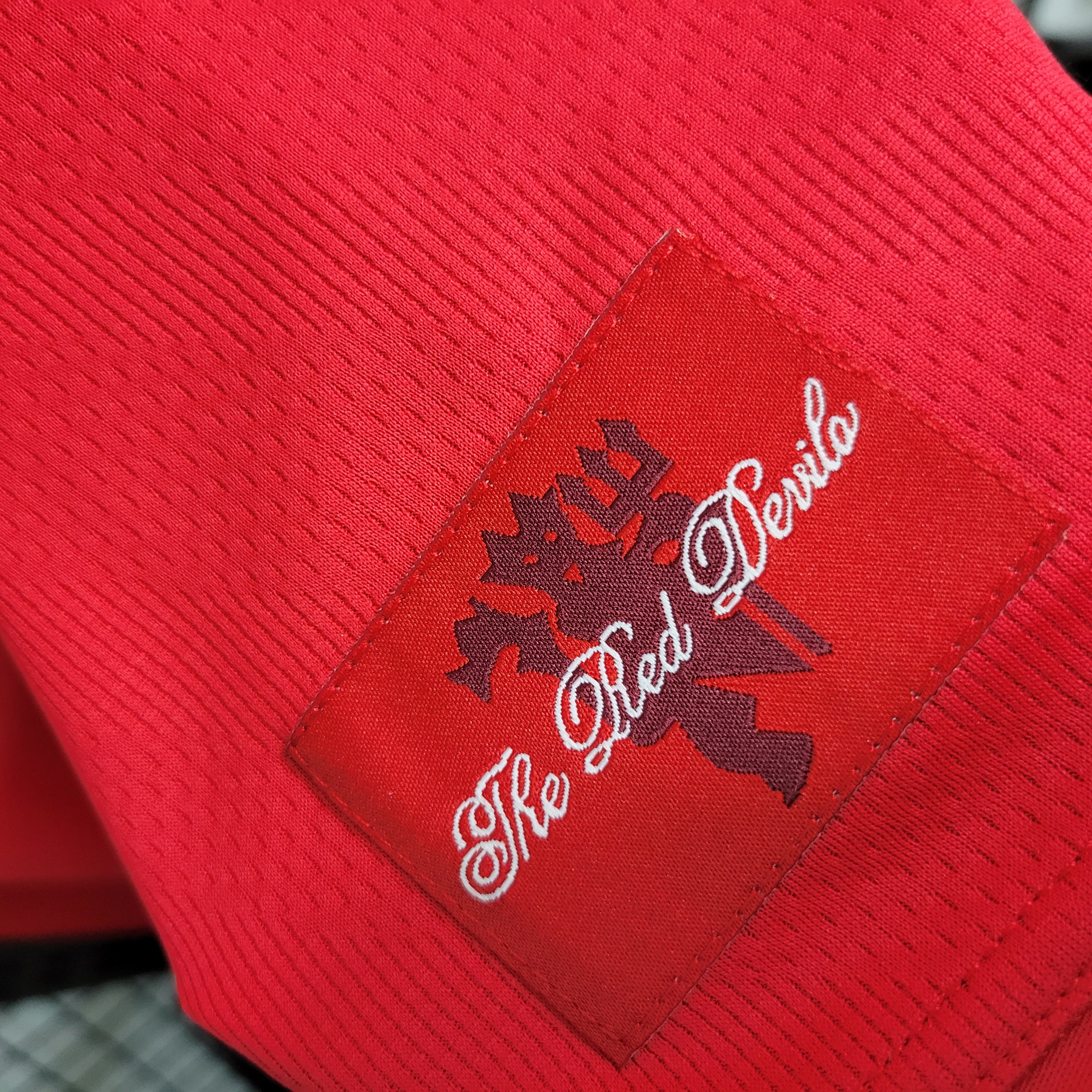 ManixJersey.com | Retro Manchester United 07-08 Home Long Sleeve Jersey -Customize Name, Number and Patch | Worldwide Shipping