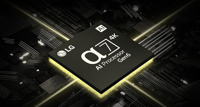 The α7 AI Processor Gen6 uses AI to detect what you're watching