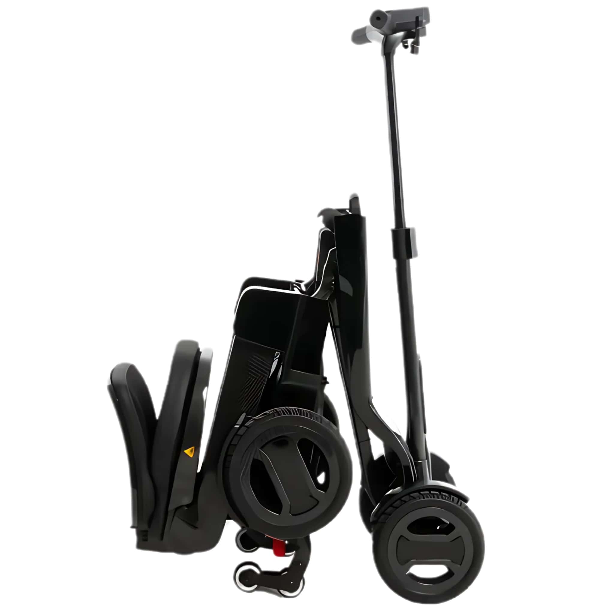 Pride Go Go Carbon Travel Mobility Scooter folded sideview