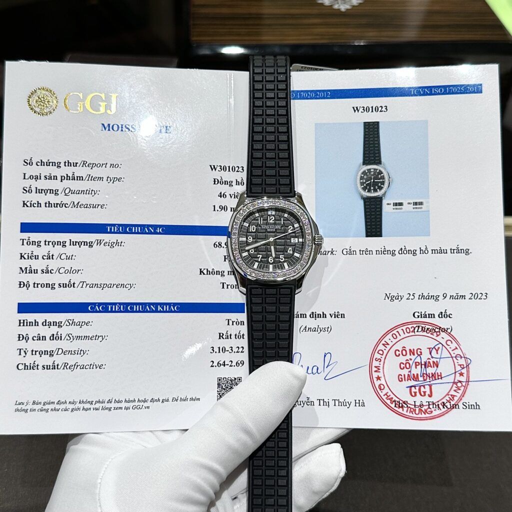Đồng Hồ Patek Philippe Aquanaut 5067A Độ Kim Cương Moissanite (7)