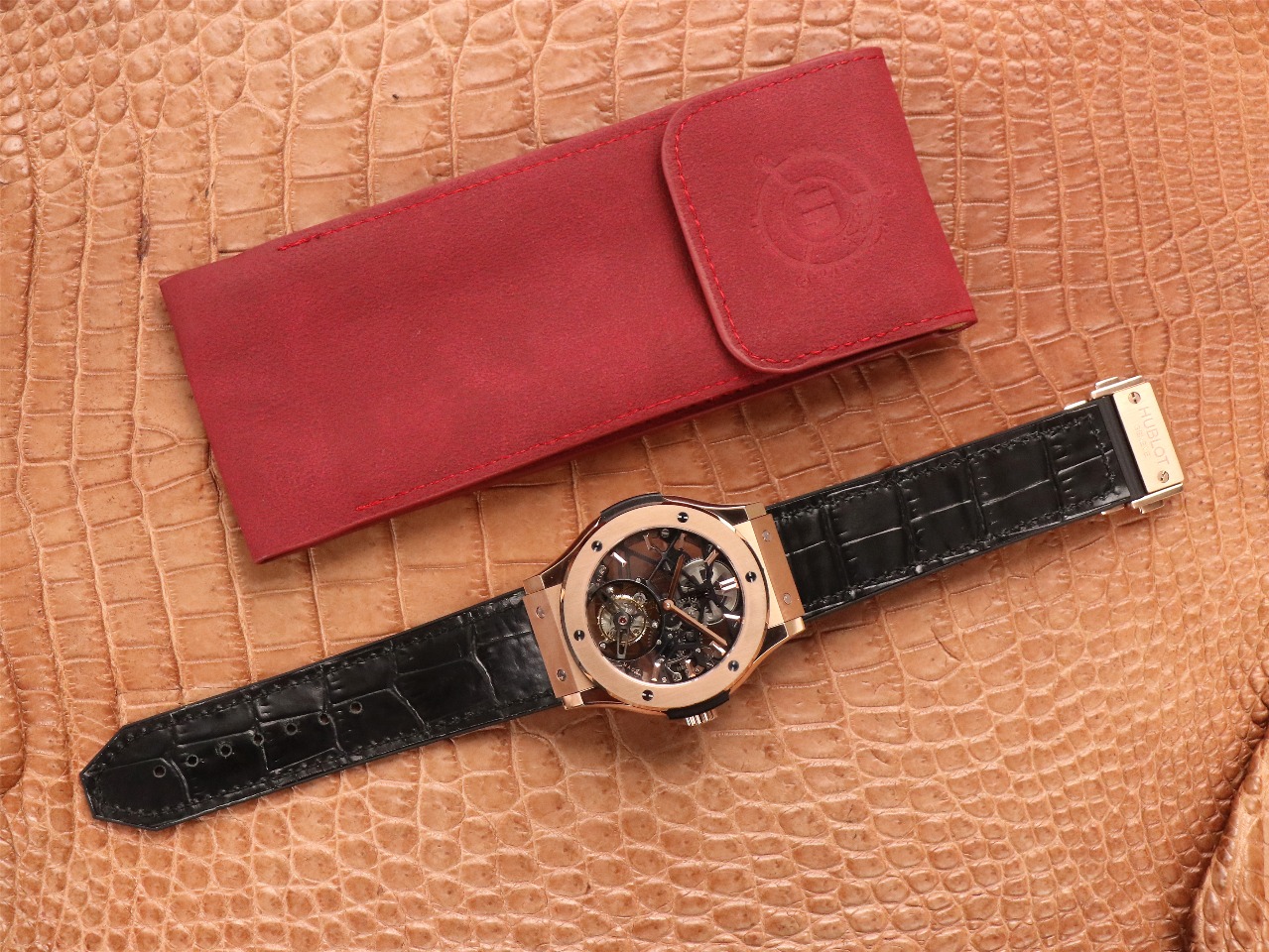 Hublot Classic Fusion Skeleton Tourbillon 505.OX.0180.LR 45mm-fasswatch