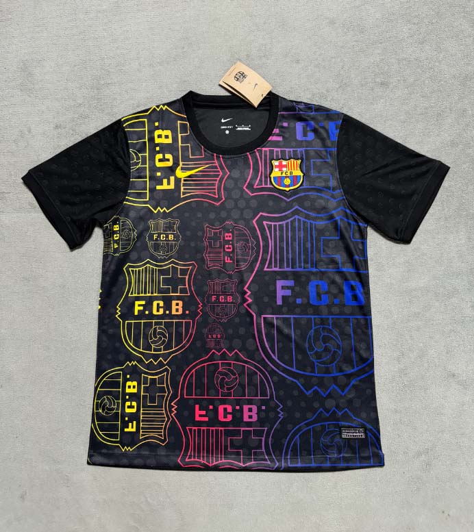 2025/2026 Barcelona Special Edition Black and yellow Football Shirt 1:1 Thai Quality:football jersey mysite: unitedjerseyfootball 邓江浪:football