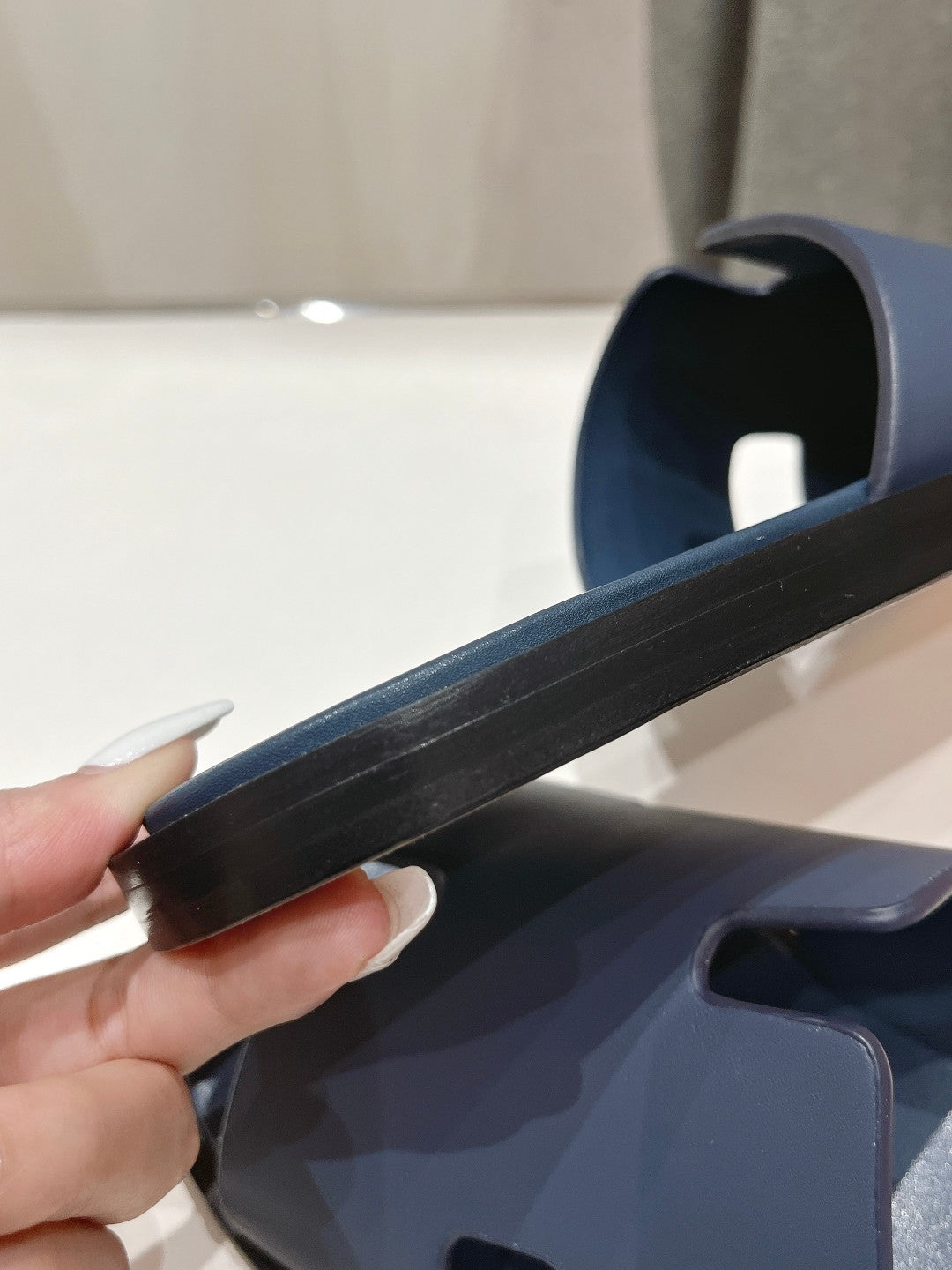 IZMIR SANDAL INDIGO LAMBSKIN、mysite、Cacoeks