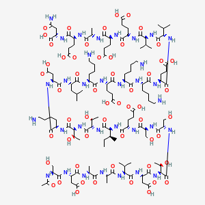 Thymosin Alpha-1 chemical structure depiction