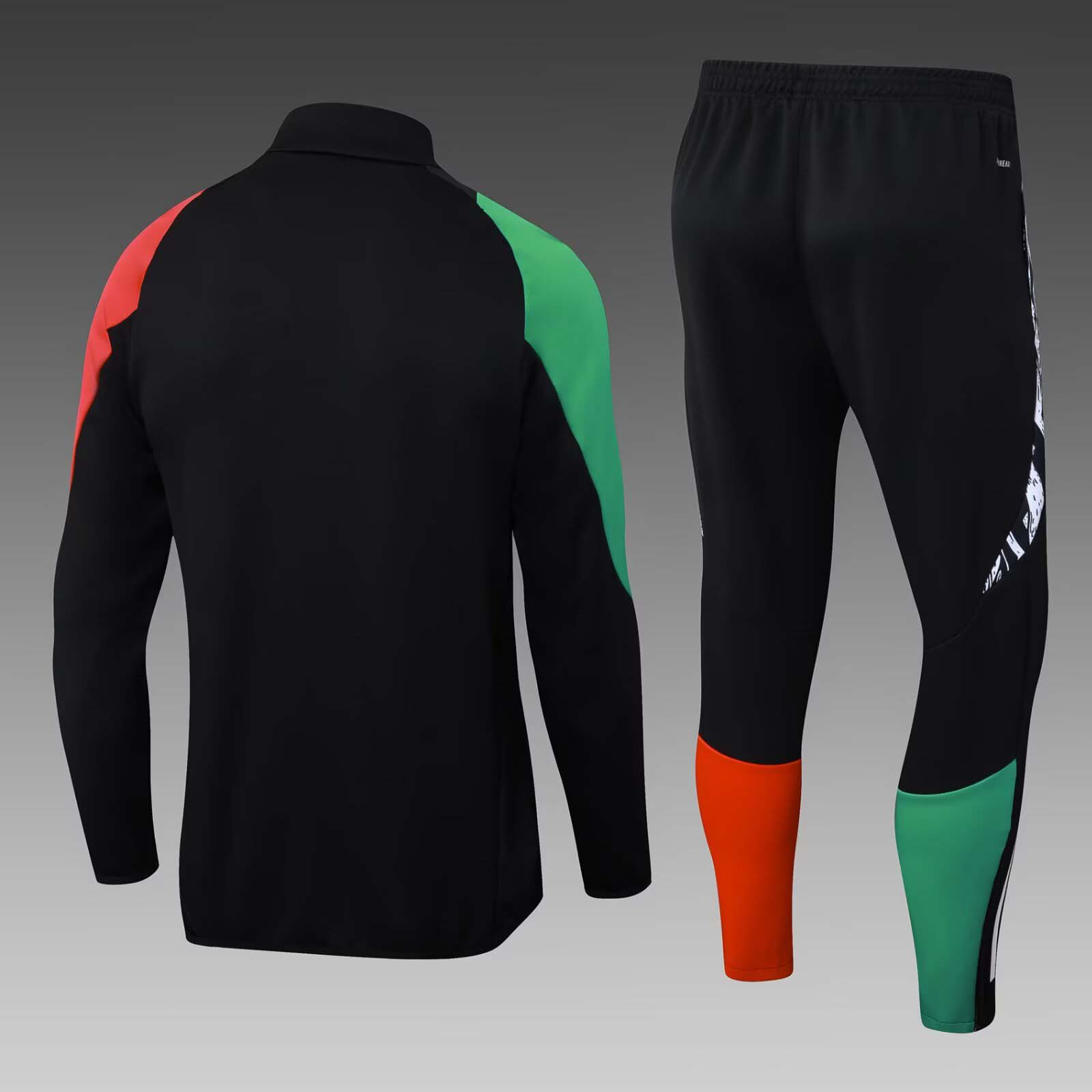 2025/2026 Arsenal Long Zipped Jacket Black Football Shirt 1:1 Thai Quality Set:football jersey mysite: unitedjerseyfootball 邓江浪:football