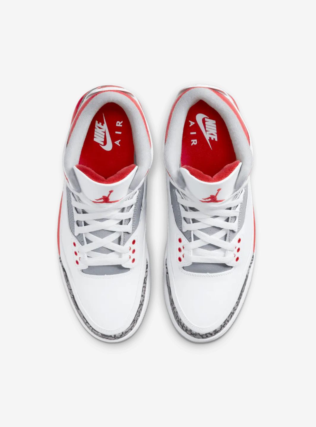 Air Jordan 3 Retro Fire Red (2022)、JORDAN、Cacoeks