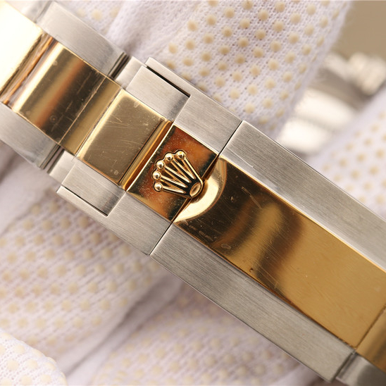 brand Yacht-Master 1 Goldmix (Gold and Blue Dial) 168623 Stainless Steel 40mm luxury watch for sale – NeveReL