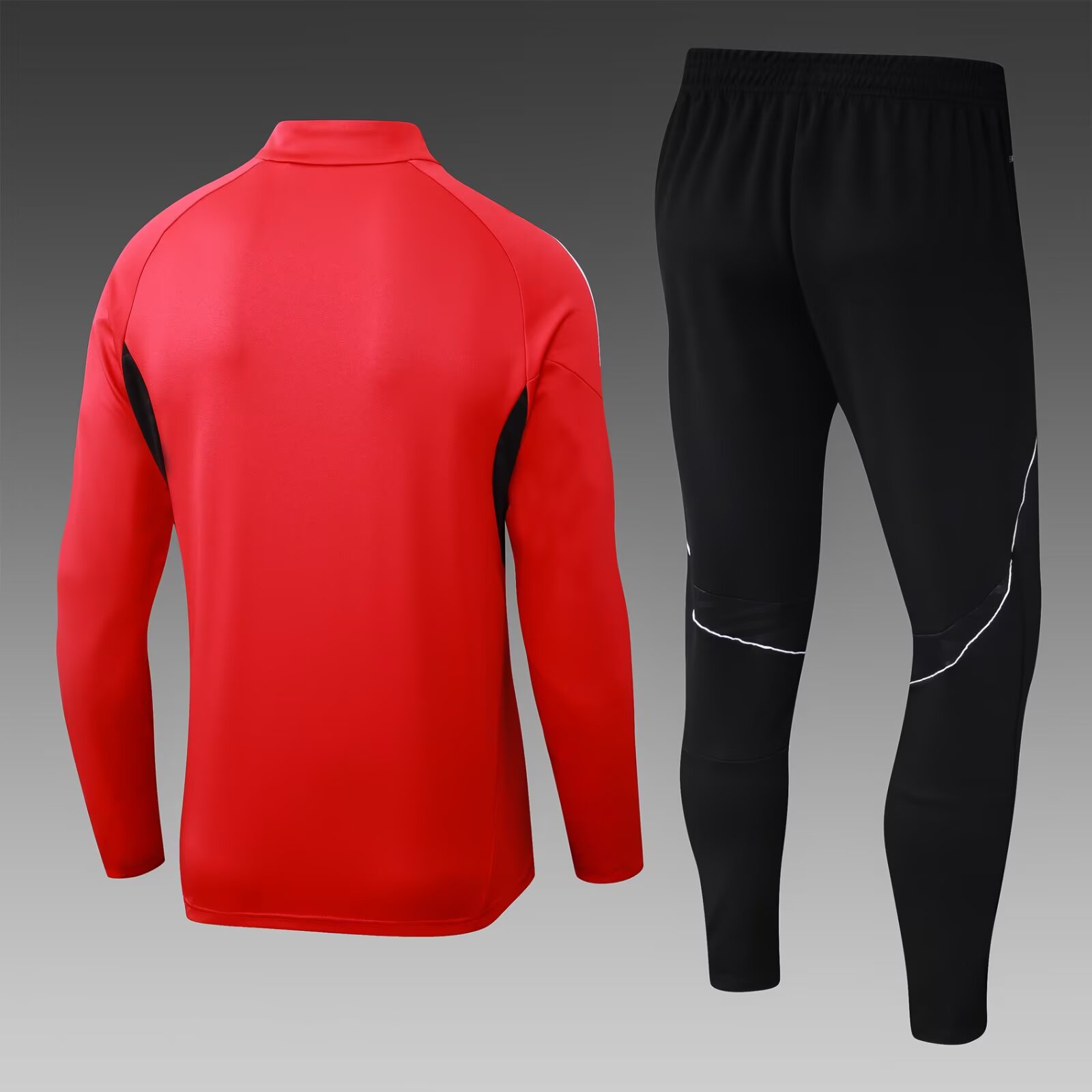 2025/2026 Arsenal Half-Pull Training Suit Red Football Shirt 1:1 Thai Quality Set:football jersey mysite: unitedjerseyfootball 邓江浪:football