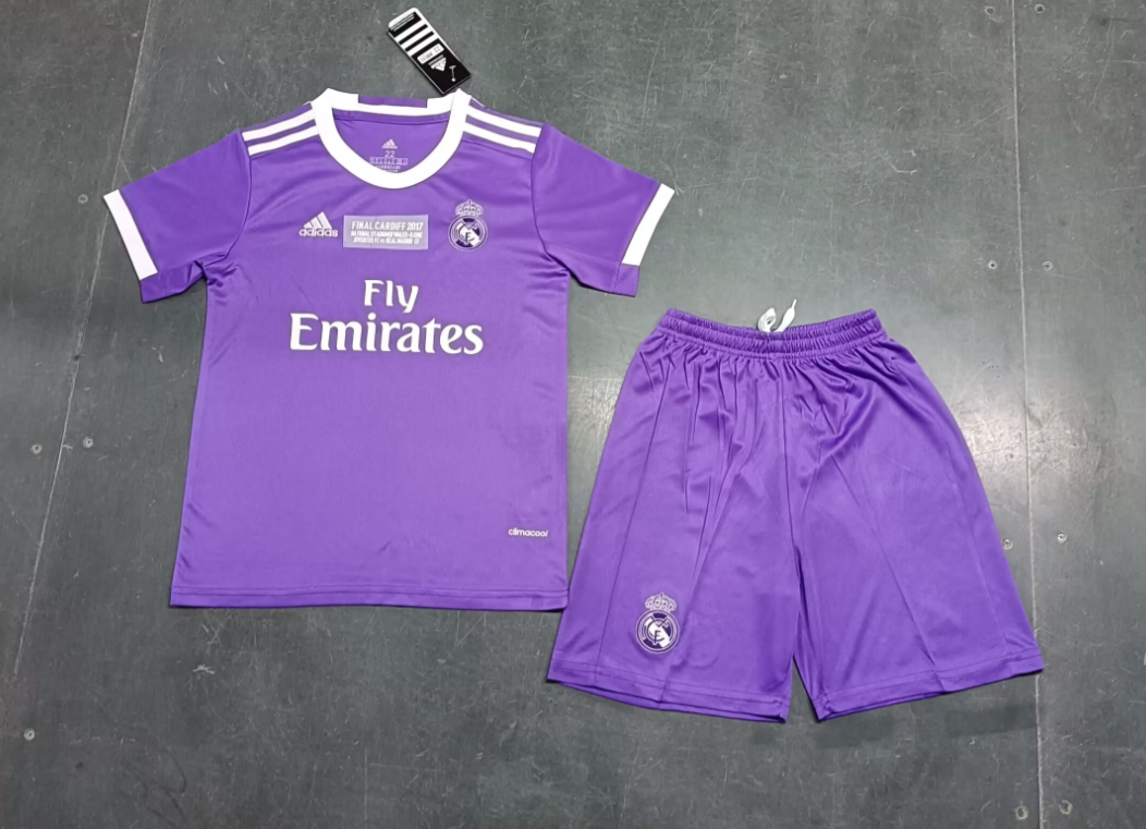 16/17 Real Madrid Away Football Shirt Kids Size Suit-mysite Custom Football Kit- Nextkits