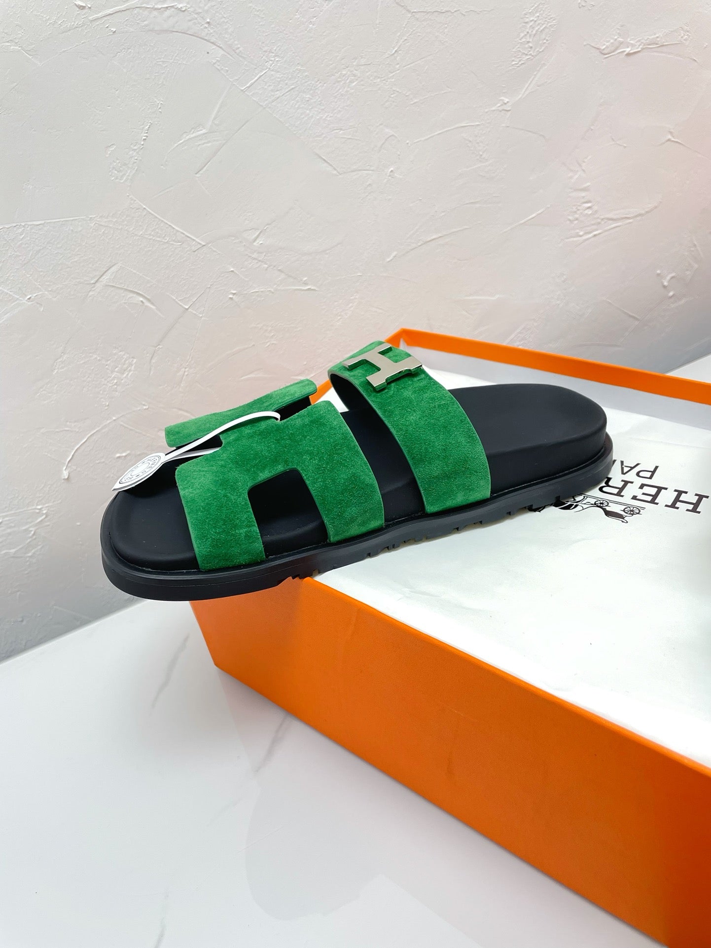 CHYPRE SANDAL OCEAN SUEDE WITH H BUCKLE、mysite、Cacoeks