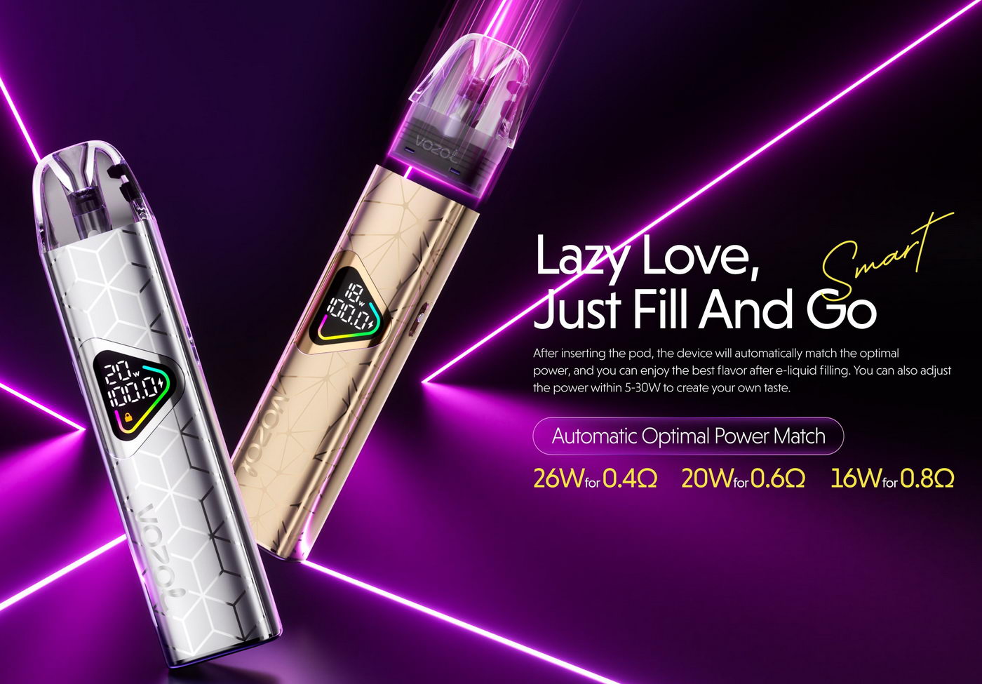 Vozol® | Vozol Ace Go Vape Pod Kit | Free Delivery