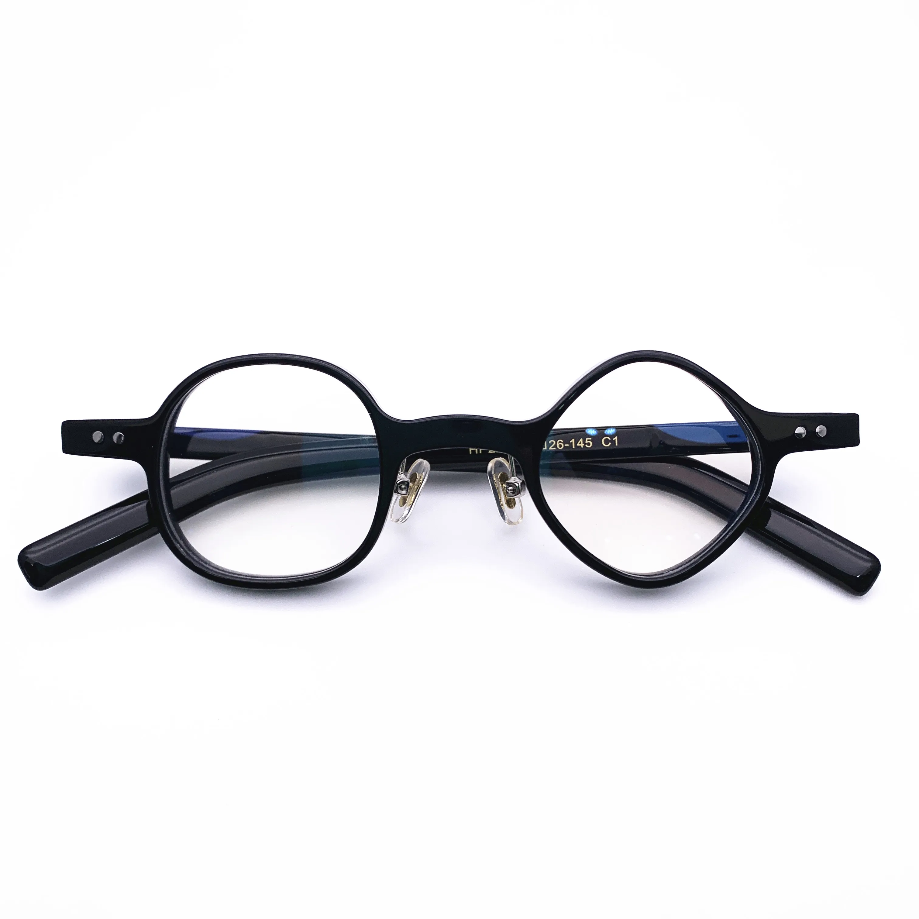 Belight Optiacl Fancy Square with Round Shape Acetate Glasses Frame Men Women Prescription Eyeglasses Optical Eyewear HP227