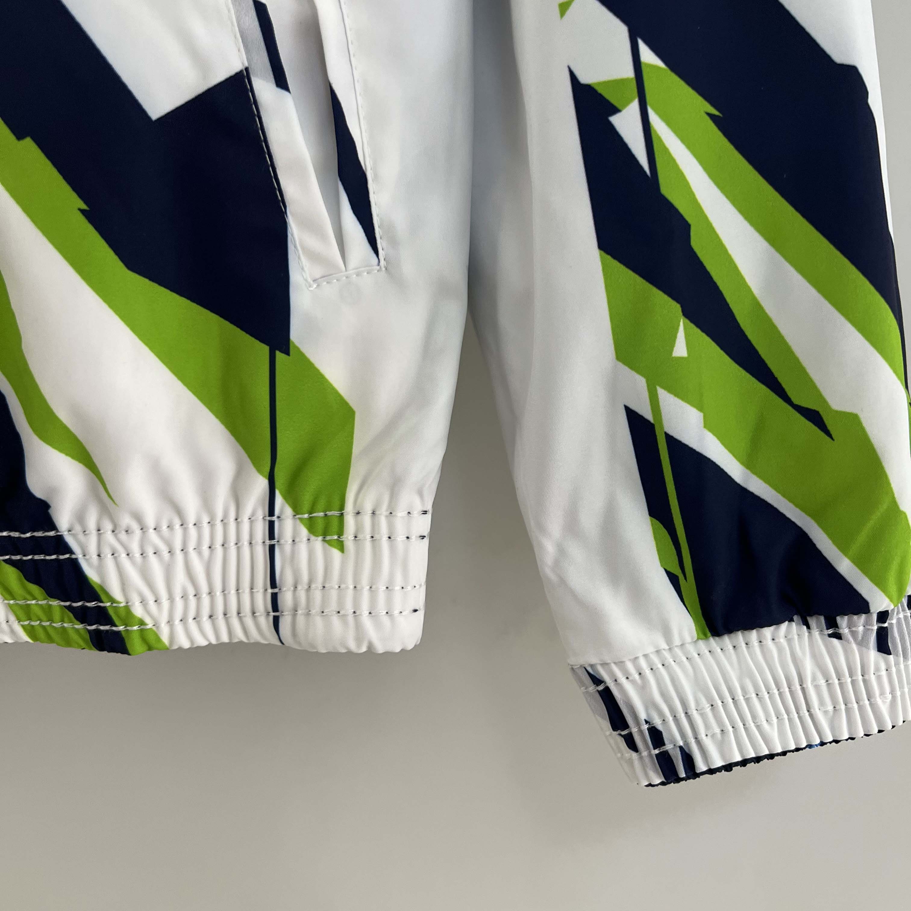 2023/2024 Manchester City Reversible Windbreaker Navy blue Soccer Jersey 1:1 Thai Quality:football jersey mysite: unitedjerseyfootball 邓江浪:football