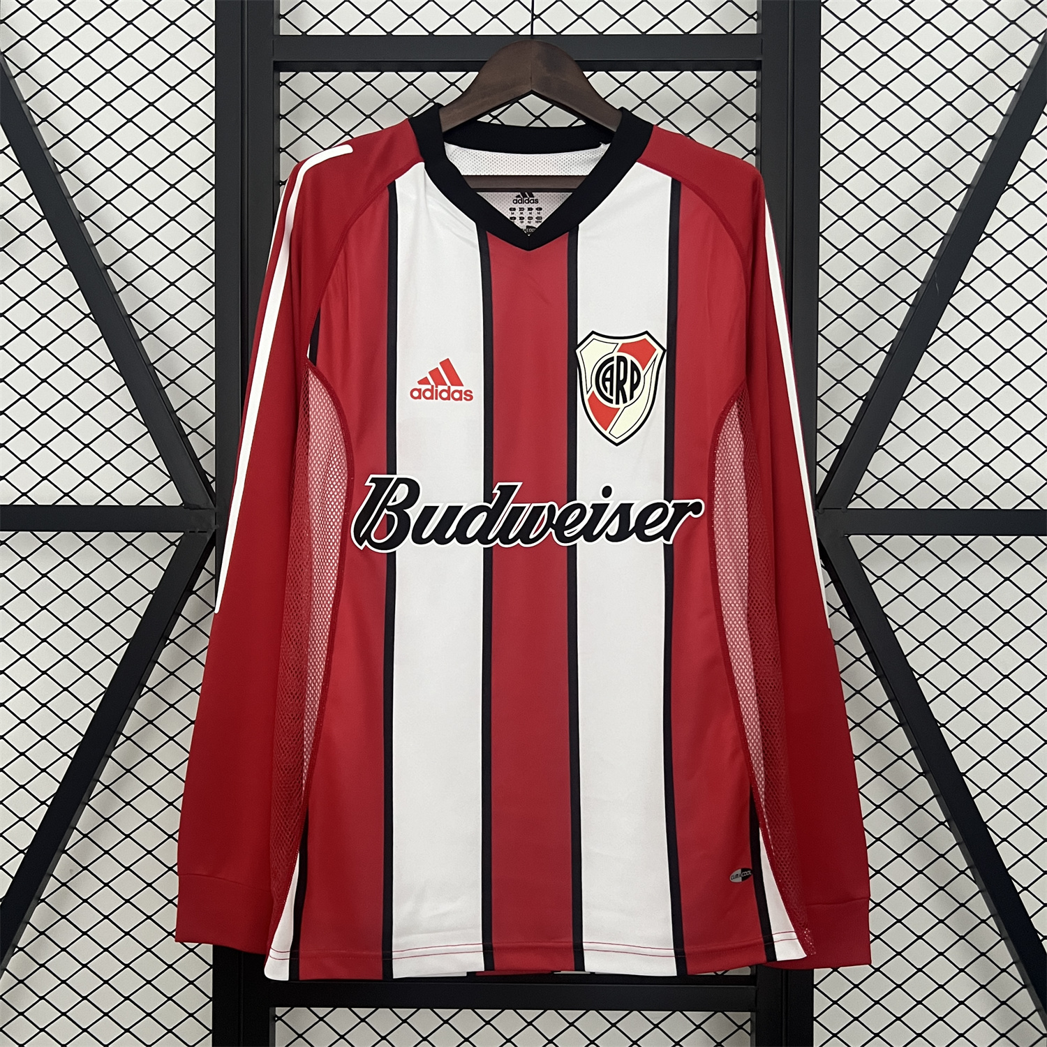 foot-Retro River Plate 2003-04 Away Long Sleeves Jersey