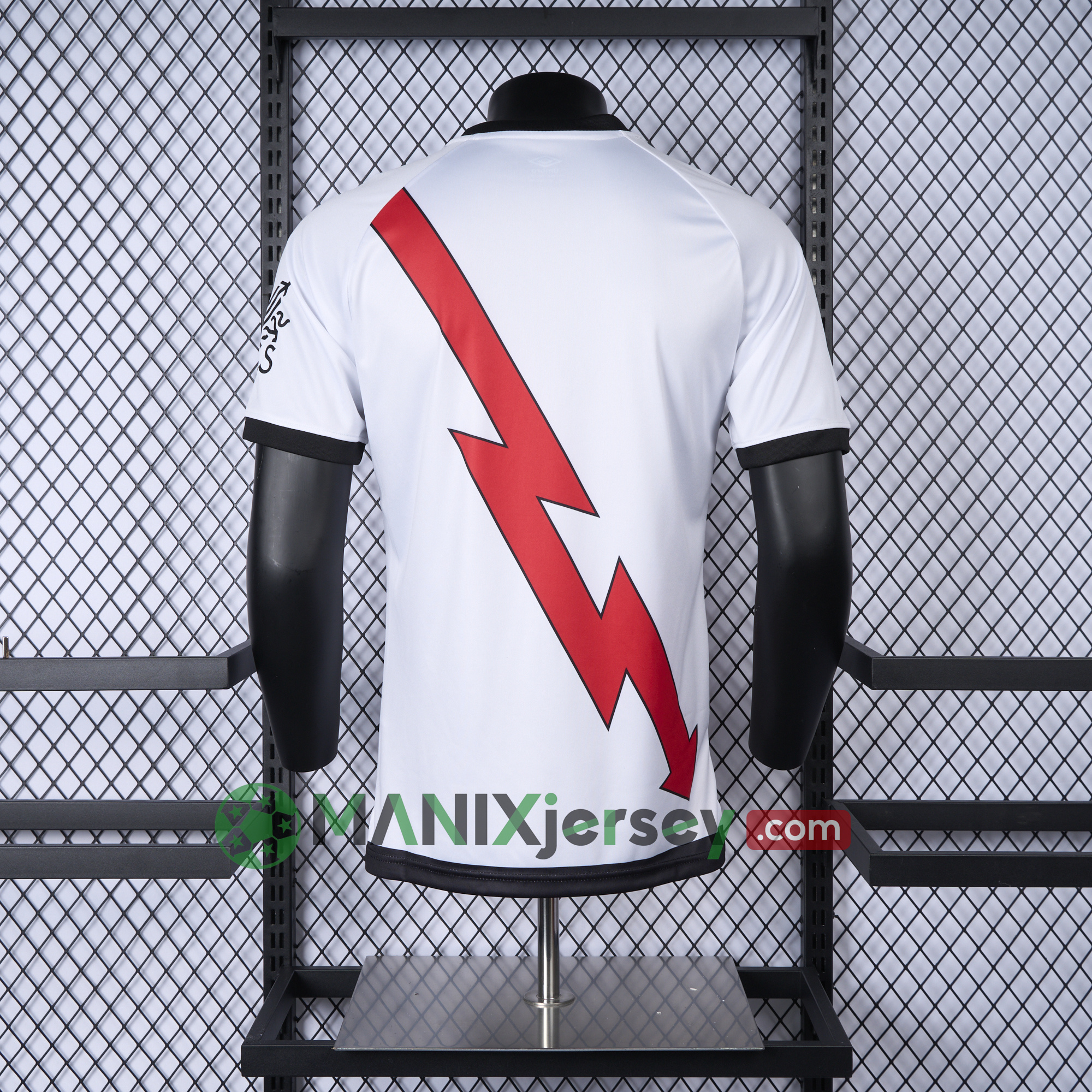 ManixJersey.com | Rayo Vallecano 24-25 Home Jersey - Player Version -Customize Name, Number and Patch | Worldwide Shipping