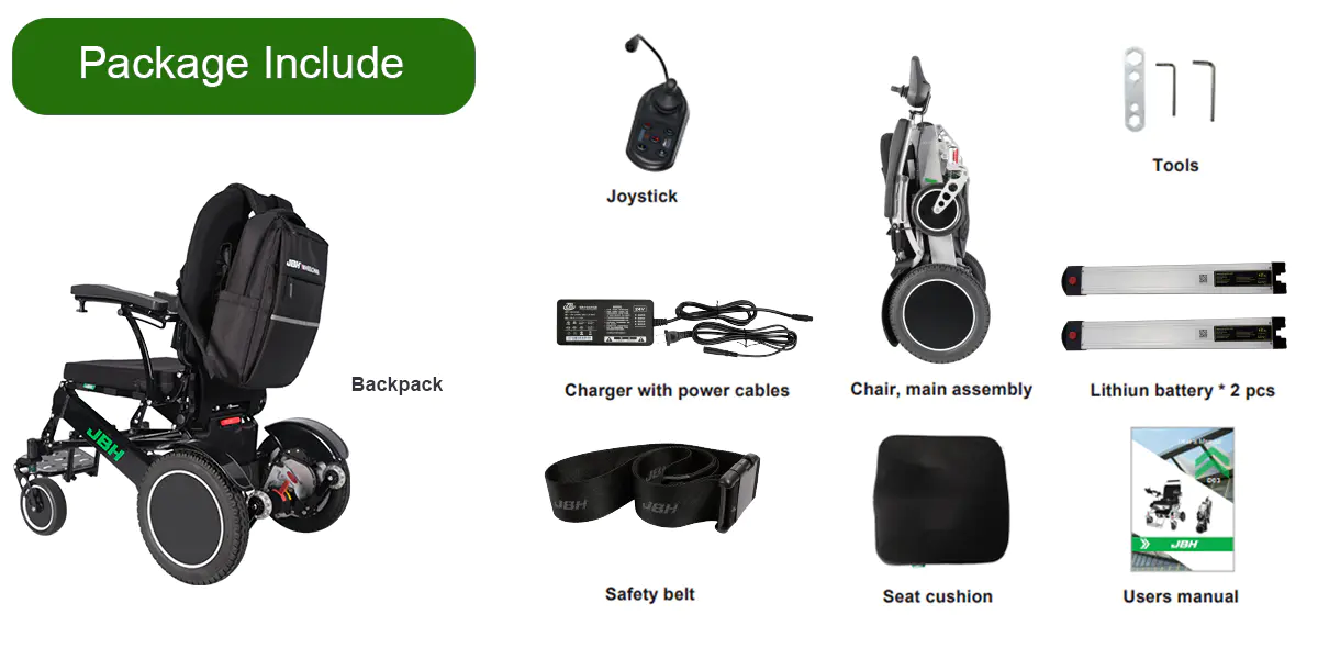Shock absorption wheelchair JBH wheelchair