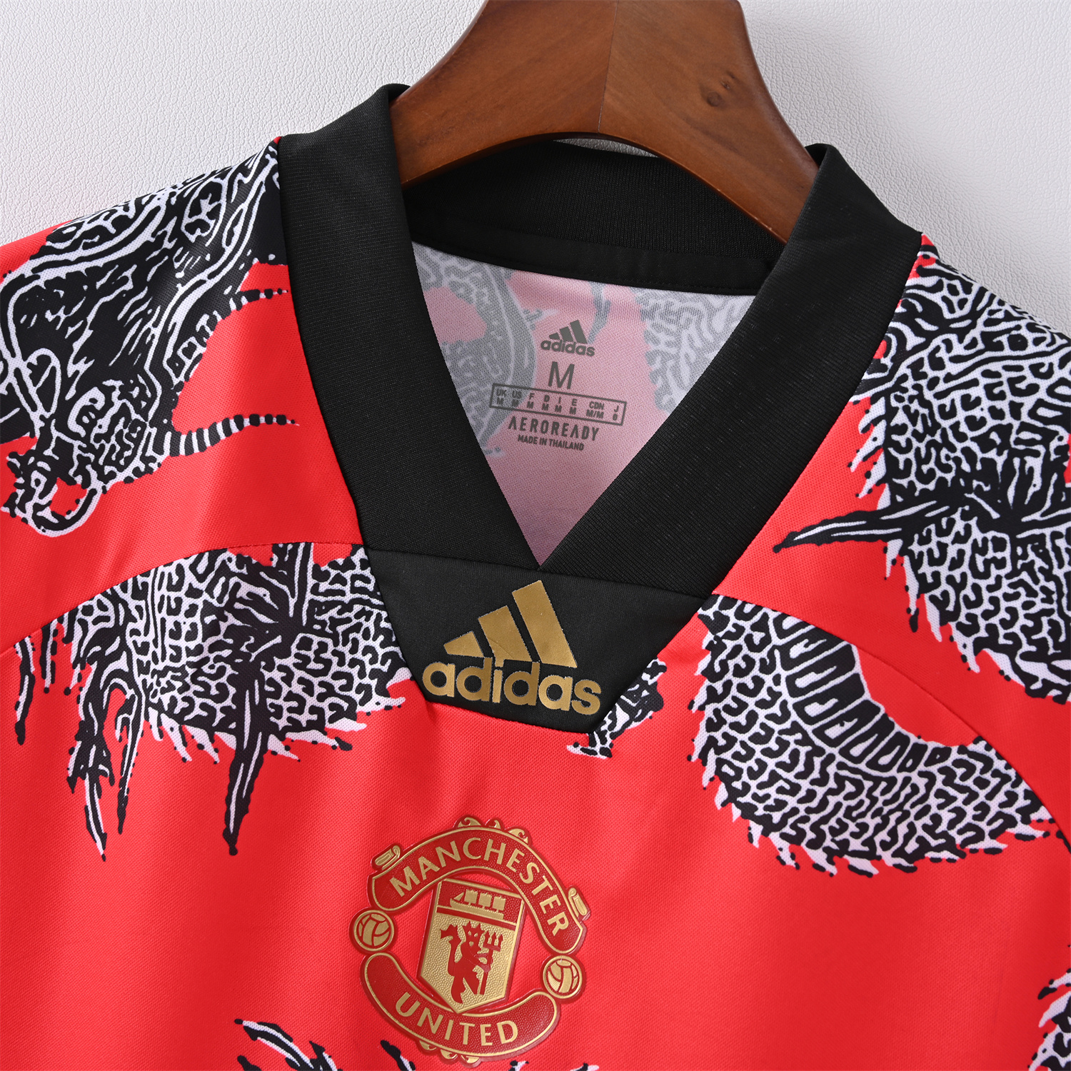 Funinjersey-Retro Manchester United 2019-20 Chinese New Year Special Edition Jersey