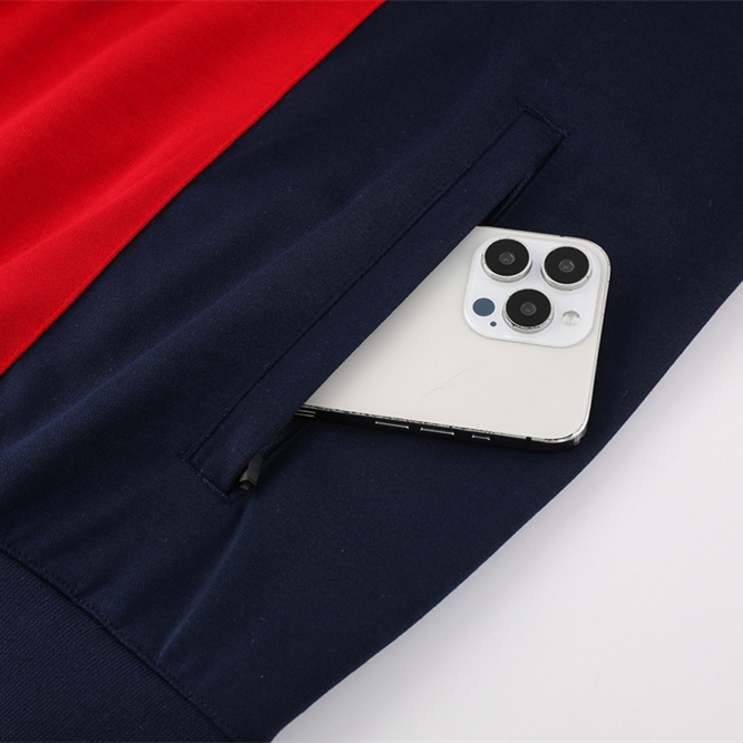 ManixJersey.com | Arsenal 24-25 Originals LFSTLR Training Hoodie Set - Red Hoodie and Deep Blue Pants -Customize Name, Number and Patch | Worldwide Shipping