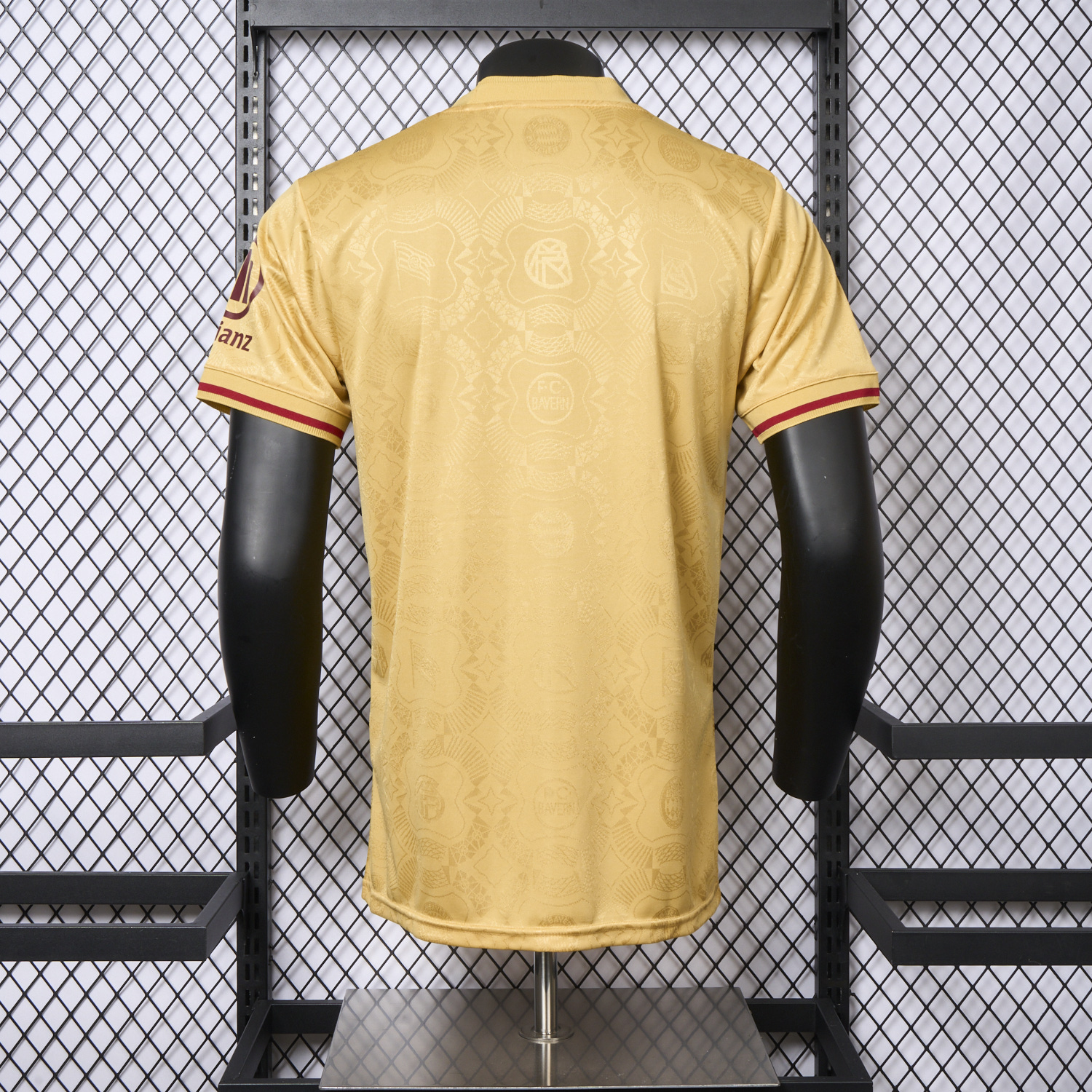 Funinjersey-Bayern Munich 2025 Golden 125th Anniversary Jersey - Player Version